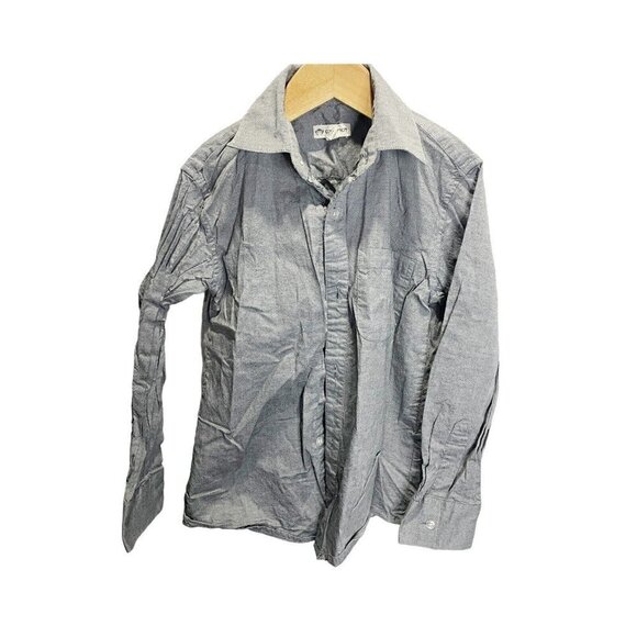 Appaman Other - Appaman Kids Boys' Gray Standard Pindot Pattern Button-Up Shirt Size 8